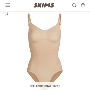 Skims Sculpting Body Suit with Snaps